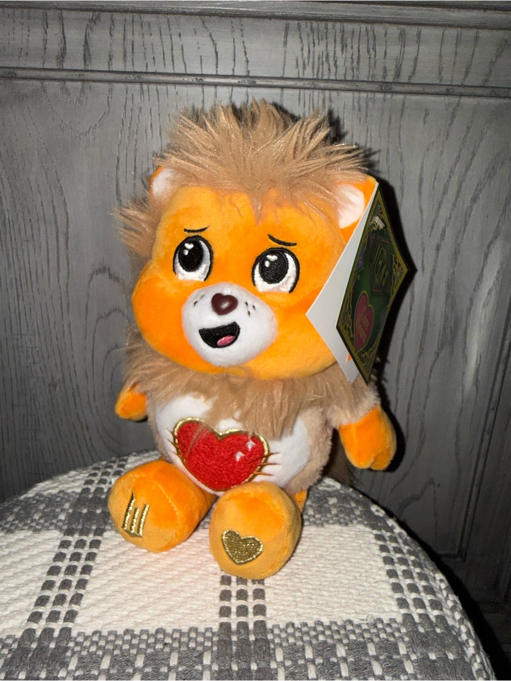 Care Bears Orange and Gold Heart Plush